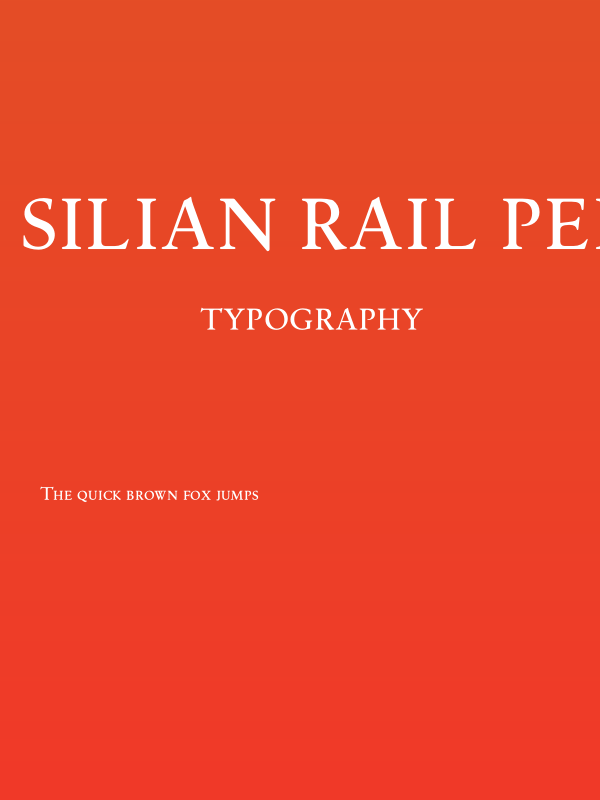 Silian Rail PERSONAL USE Light Poster
