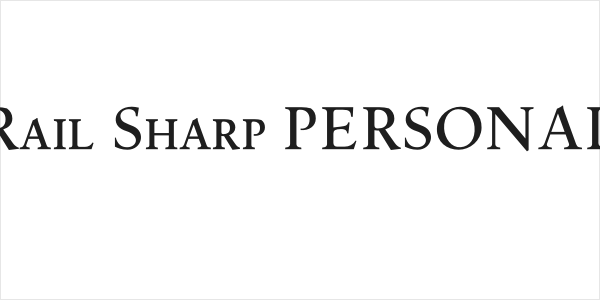Silian Rail Sharp PERSONAL Light Logo