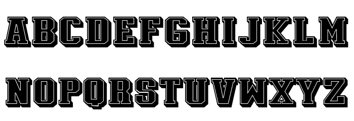 Silicone Filled Regular Font LOWERCASE