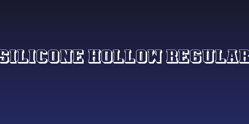 Silicone Hollow Regular Social Header