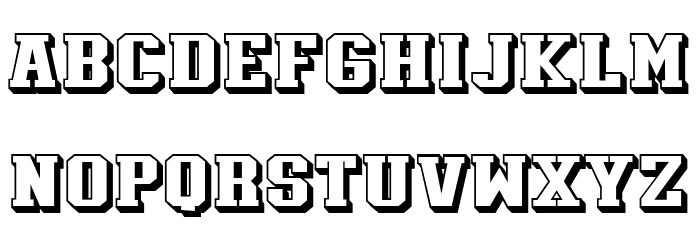 Silicone Hollow Regular Font LOWERCASE