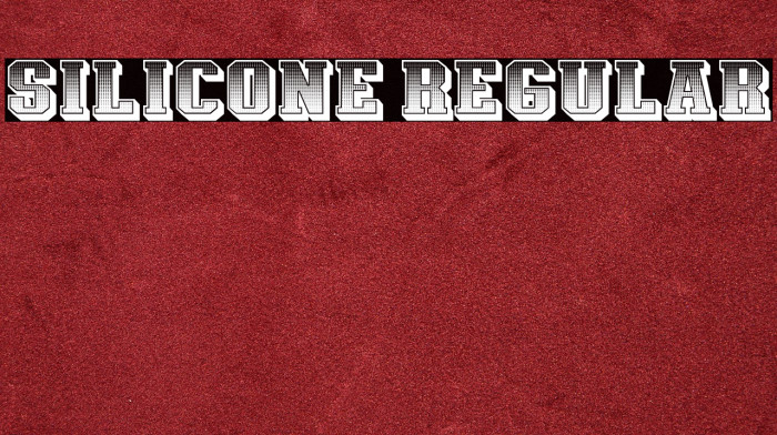 Silicone Regular Font examples