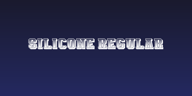 Silicone Regular Social Header