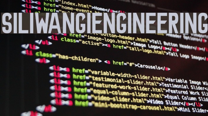SiliwangiEngineering Font examples