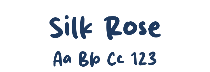 Silk Rose Font Preview