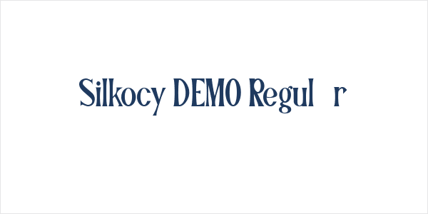 Silkocy DEMO Regular Logo
