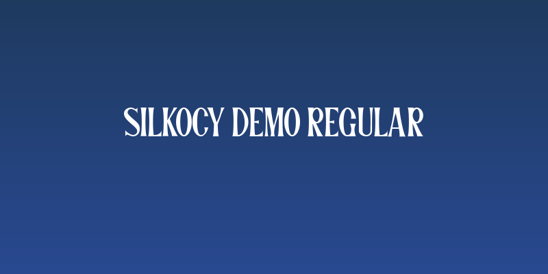 Silkocy DEMO Regular Social Header