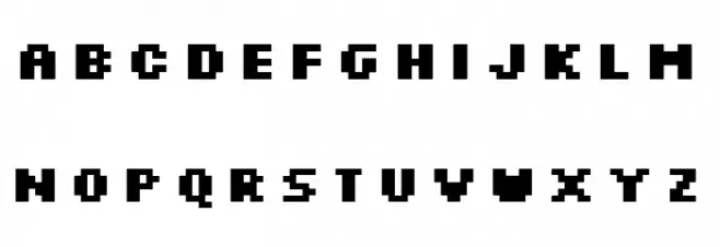 Silkscreen Expanded Bold Fonte MAIÚSCULAS