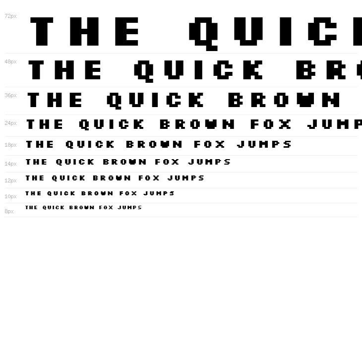 Silkscreen Expanded Bold Waterfall