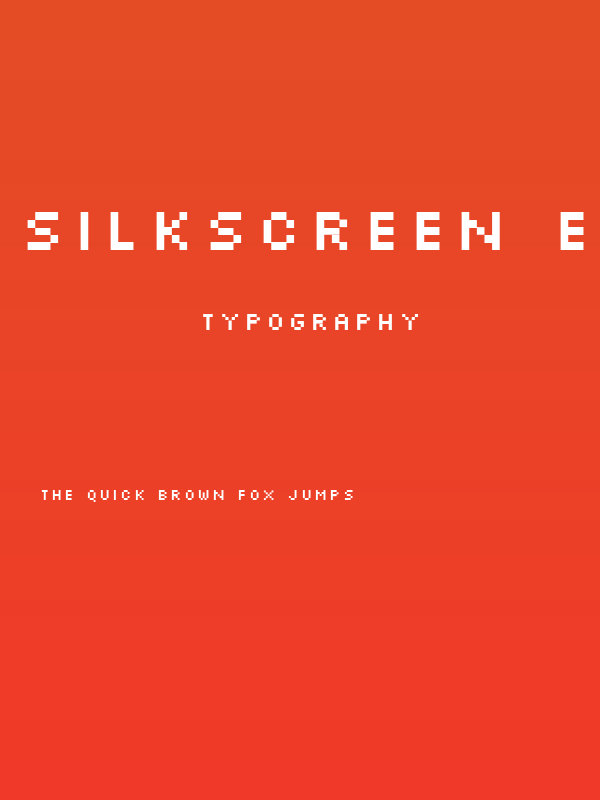 Silkscreen Expanded Poster