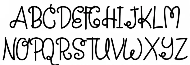 Silky Candy Schriftart Groß