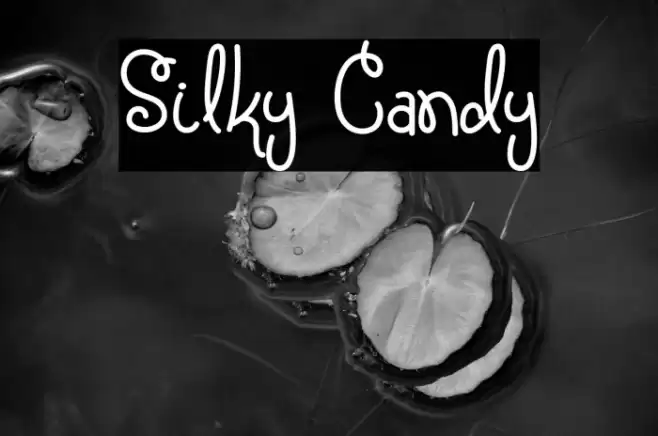 Silky Candy Font examples