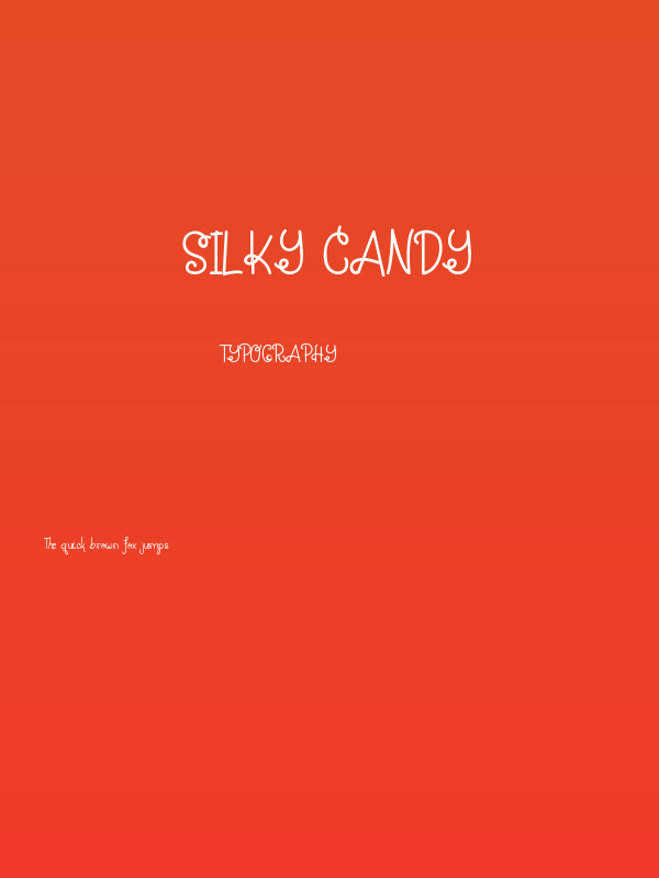Silky Candy Poster