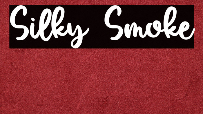 Silky Smoke Example 1