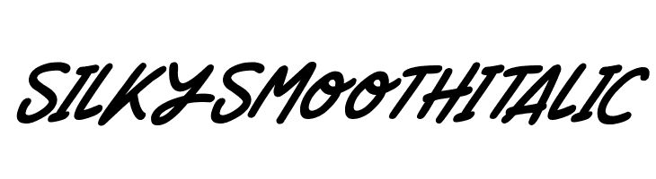 Silky Smooth Italic Polices