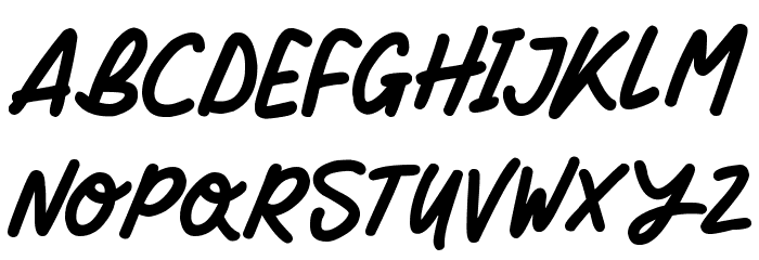 Silky Smooth Font LOWERCASE