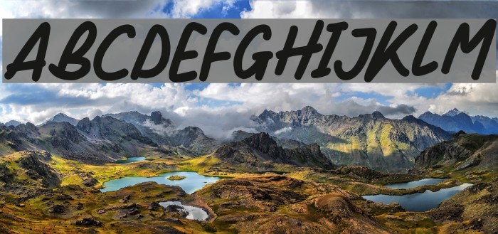 Silky Smooth Font examples