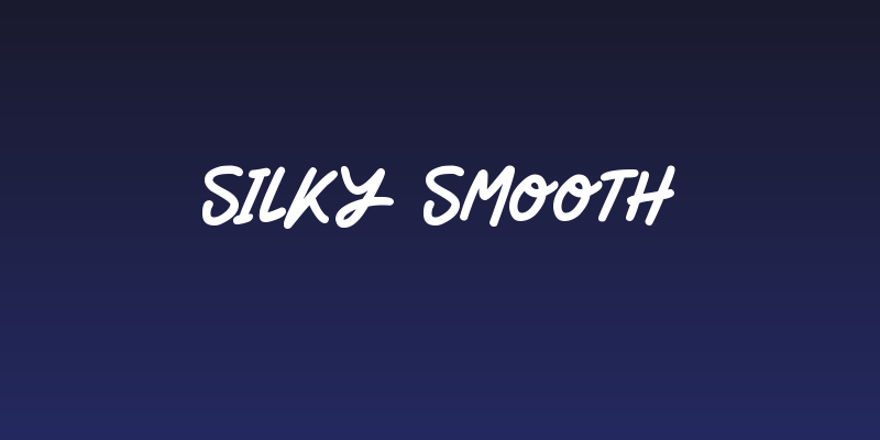 Silky Smooth Social Header