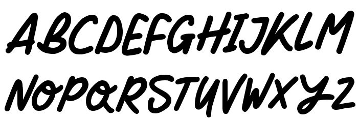 Silky Smooth Font LOWERCASE