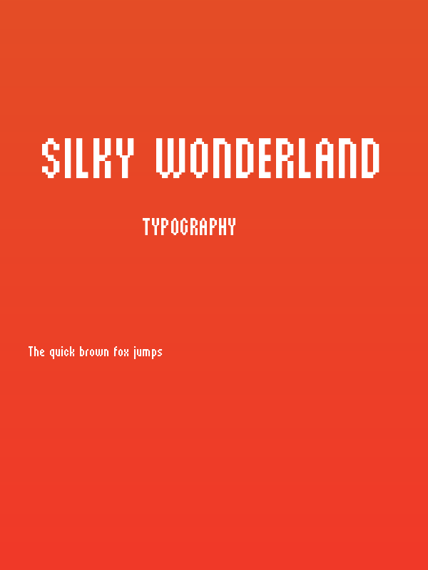 Silky Wonderland Poster
