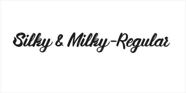Silky&Milky-Regular Logo