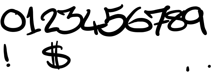 SilkyWritten Font OTHER CHARS
