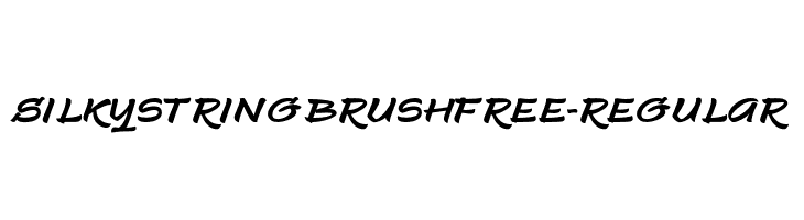 SilkystringBrushFREE-Regular  font caratteri gratis