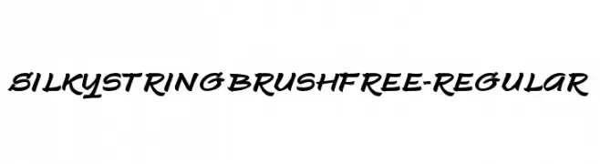SilkystringBrushFREE-Regular  تنزيل الخطوط