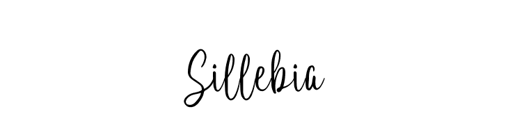 Sillebia  font caratteri gratis
