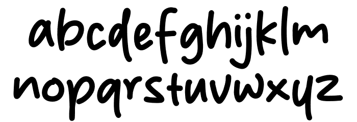 Sillena Font LOWERCASE