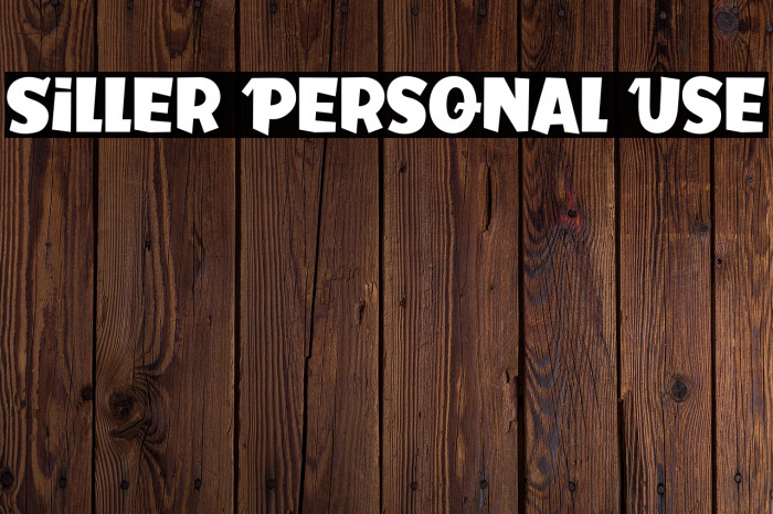 Siller Personal Use Example 2