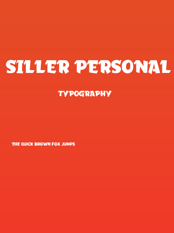 Siller Personal Use Poster