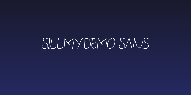 Sillmy DEMO Sans Social Header