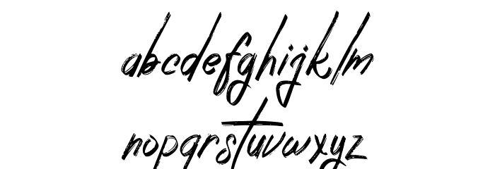 Silloute FREE Font LOWERCASE