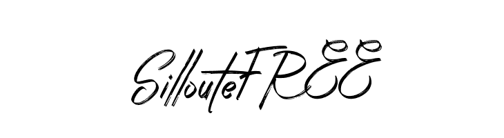 SillouteFREE  免费字体下载