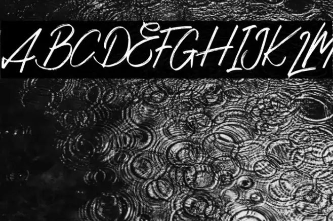 SillouteFREE Font examples