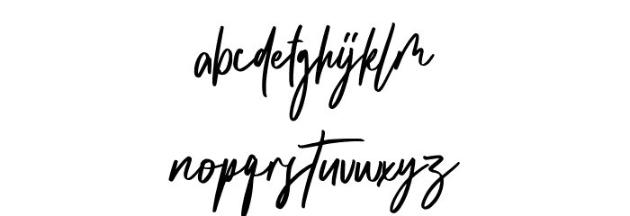 Sillverside Font LOWERCASE