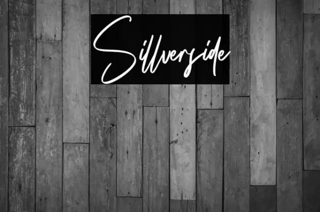 Sillverside Font examples