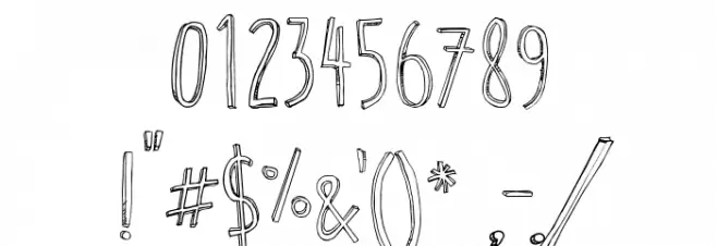 Silly Cartoon Font OTHER CHARS