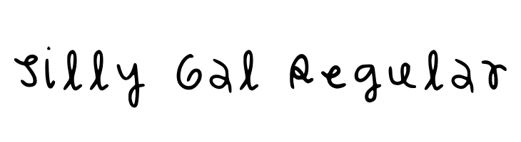 Silly Gal Regular  Frei Schriftart Herunterladen