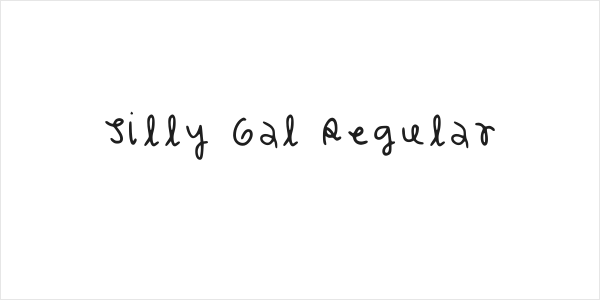 Silly Gal Regular Logo