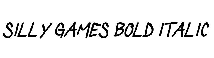 Silly Games Bold Italic  नि: शुल्क फ़ॉन्ट्स डाउनलोड