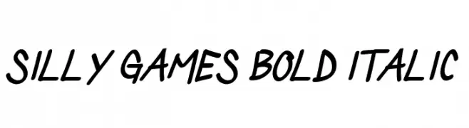 Silly Games Bold Italic  Frei Schriftart Herunterladen