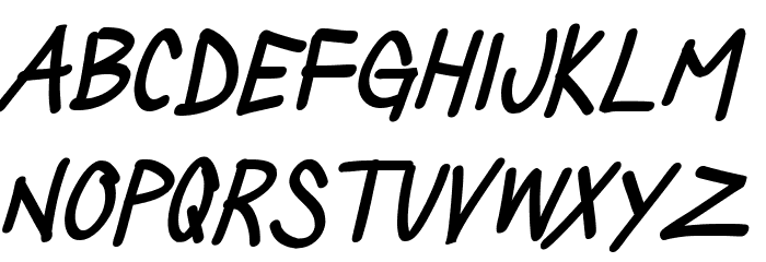 Silly Games Bold Italic Font LOWERCASE