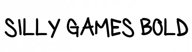 Silly Games Bold  Frei Schriftart Herunterladen