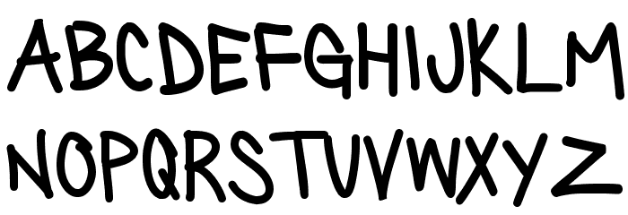 Silly Games Bold Font LOWERCASE