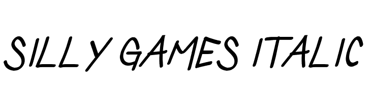 Silly Games Italic Font