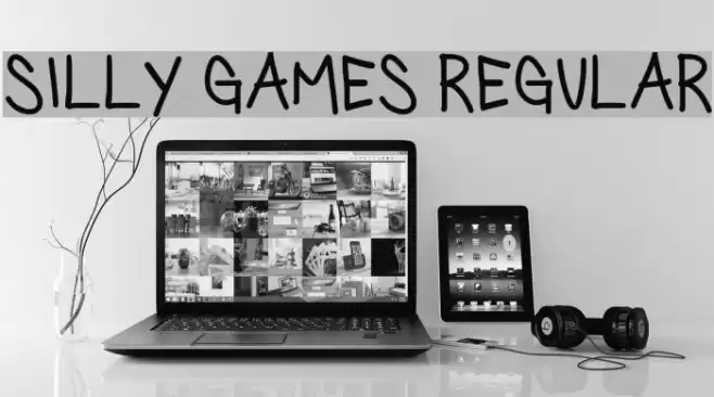 Silly Games Regular Schriftart examples