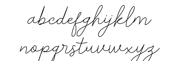 Silly Girls Font LOWERCASE