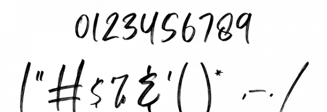 Silly Goose Font OTHER CHARS